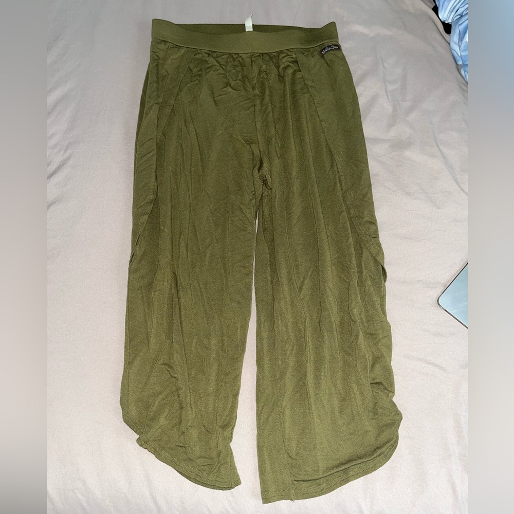 Green Flowy Pants